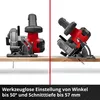 EINHELL akumulátorová prenosná okružná píla TE-CS18/165-2, Náhľad obrázku produktu 9
