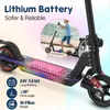 Elektroscooter Für Kinder Alter 6-14 mit LED,  Produktbild-Vorschau 7