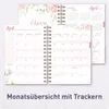 Häfft-Timer Fancy 2026/2027 / A5 / Bleu & Rosé / Produktbild-Vorschau 5