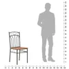 vidaXL Chaises de salle à manger 2 pcs. Marron MDF Voir les images du produit 9
