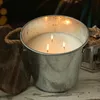 Citronella Kerze Wachs in Zinktopf Ø 25 cm x 23 cm Produktbild-Vorschau 10