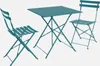 sweeek - Klappbarer Bistro-Gartentisch aus Stahl 70 x 70 Produktbild-Vorschau 1