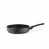 A black frying pan with a black handle is shown against a white background. Produktbild-Vorschau