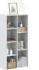 vidaXL Bibliothèque blanche 50x25x105 cm bois composite Voir les images du produit 2