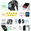 Smartwatch, Smartwatch Damen Herren, 1.83" HD Fitness Produktbild-Vorschau 3