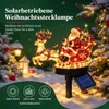 Weihnachtsmann auf Rentierschlitten Solar-Gartenstecker, Produktbild-Vorschau 3