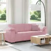 vidaXL 3-Sitzer-Sofa Rosa 220x77x82 cm Samt Produktbild-Vorschau 2
