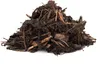 A pile of dark brown mulch and wood chips on a white background. Produktbild-Vorschau