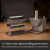 Currywurstschneider Edelstahl manuell Wurstschneider Produktbild-Vorschau 5