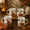 Herfst mokken set van 4, Fuchs & Igel, 350 ml, koffiemokken Productafbeelding-voorbeeld 1