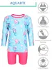 Aquarti Baby Mädchen Zweiteiler Kinder Badeanzug Bade-Set Produktbild-Vorschau 2