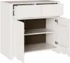 vidaXL Sideboard Drammen Blanc 79 x 43 x 75,5 cm Pin massif Voir les images du produit 5