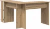 vidaXL Rohový psací stůl s policí Artisan dub 140 x 113,5 x Náhled obrázku produktu 7