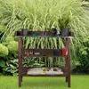 relaxdays 10026324_0 relaxdays Pflanztisch dunkelbraun 92,0 Anteprima dell’immagine prodotto 2