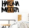Wallity, Hakuna Matata 5, Wanddeko, Schwarz, Metall, 77 x Produktbild-Vorschau 2