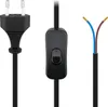 Euro Netzkabel mit Schalter Eurostecker  abisolierte Produktbild-Vorschau 1