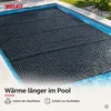 Solarfolie 549x274 cm Schwarz Noppenfolie Poolabdeckung Produktbild-Vorschau 2