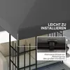 Outsunny Ersatzdach für Pavillon 3 x 3 m wasserdicht Produktbild-Vorschau 5