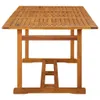 Garten-Esstisch 180x90x75 cm Massivholz Akazie Produktbild-Vorschau 3