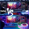 Jopassy LED Strip für Gaming Schreibtisch RGBIC LED Produktbild-Vorschau 6