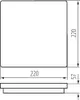 LED vonkajšie stropné svietidlo Kanlux 38787 BENO 12-18W Náhľad obrázku produktu 9