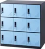 SucceBuy Metal Employee Locker, 9-türiger schwarzer Schrank Produktbild-Vorschau 1
