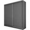 BEAUTYSOFA | Kleiderschrank MARIO II 200 cm Graphite – Produktbild-Vorschau 1