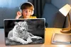 MuchoWow® Laptop Aufkleber Sticker Cover Tiger - Baum - Produktbild-Vorschau 3