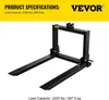 SucceBuy 2200lbs Palettengabel, Traktoranbau, schweres Produktbild-Vorschau 7