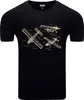 Diarbo Herren T-Shirt mit Blaupausen Druck Leichtes Produktbild-Vorschau 1