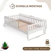 Crazy Pine Kinderbett 90x200 cm – Hohes Montessori Produktbild-Vorschau 2