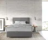 DELIFE Boxspringbett Dream-Well 120x200 cm Mikrofaser Grau Produktbild-Vorschau 2