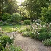 Metall Gartenbogen 240 x 150 cm Schwarz – Produktbild-Vorschau 4