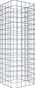 Gabionensäule eckig 27  cm x 27  cm, 80 cm Höhe, MW 5 cm x Produktbild-Vorschau 3