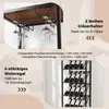 Stojan na víno COSTWAY na 16 fliaš vína, stojan na fľaše, Náhľad obrázku produktu 5