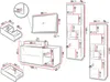 Zostava do kúpeľne SEGUNDO 6 - čierny mramor / matná čierna Náhľad obrázku produktu 3