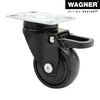 WAGNER Design 3C - Roulettes pivotantes soft, jeu de 4 - Ø Voir les images du produit 4