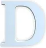 Drevené písmeno biele, cca 20 cm, hrúbka 1,8 cm, písmeno D Náhľad obrázku produktu 3