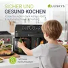 Juskys Heißluftfritteuse 9 L - 2 Kammern, Smart Finish, 9 Produktbild-Vorschau 6