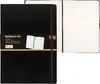 Idena NotizbuchMix A4 blanko schwarz - 96 Blatt 80g/m² Produktbild-Vorschau 1