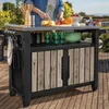 Keter Grilltisch UNITY XL in Holzoptik Pinie | 298 Liter Produktbild-Vorschau 4