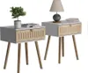 Nachttisch Vicco Holk Weiß/Kiefer 2-er Set, Model 54227 Produktbild-Vorschau 6