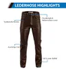 Herren Lederhose lederjeans bikerjeans jeans hose echtleder Produktbild-Vorschau 2