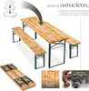 Ensemble table et bancs LUDWIG 3 pièces pliable avec Voir les images du produit 4