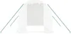 vidaXL Gewächshaus mit Stahlrahmen Weiß 4 m² 2x2x2 m Produktbild-Vorschau 4