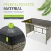 Juskys Polyrattan Lounge Manacor - Sofa, Tisch, Hocker & Produktbild-Vorschau 3
