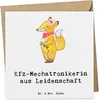 Mr. & Mrs. Panda Klappkarte Kfz-Mechatronikerin Produktbild-Vorschau 1