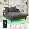 LVHOM Schlafsofa mit LED & USB, Chaiselongue mit Produktbild-Vorschau 5