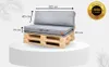 Coussins de palettes 120 x 80 set pour meubles en palettes Voir les images du produit 9