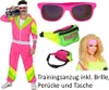 Uni Kostüm 80er Jahre Trainingsanzug Gr. S - 3XL mit Produktbild-Vorschau 2